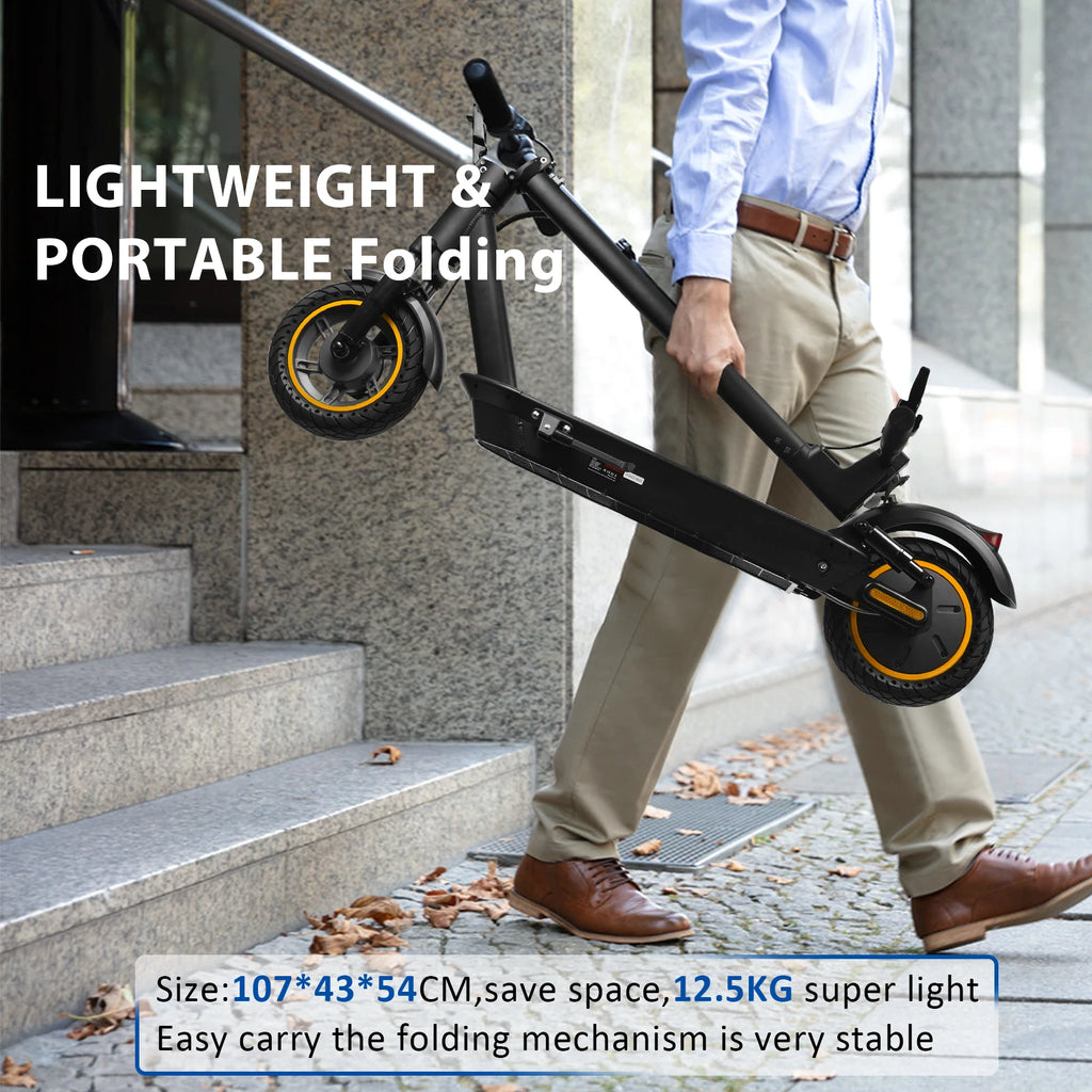 2025 Upgrate AOVOPRO Smart APP Electric Scooter 350W/500W Powerful Motor 36V/42V 25-45KM  Range Adults EScooter with Dual Brake
