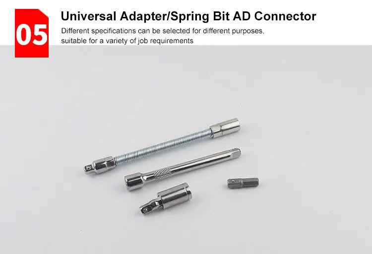 New 46-piece car repair tool kit 1/4 inch socket set car repair kit pry ratchet torque wrench combination car maintenance tools